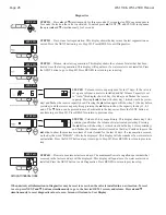 Preview for 26 page of Water Specialist WS1.25HR Instruction Manual