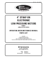 Preview for 1 page of Water Specialties LP04D Operation And Maintenance Manua