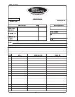 Preview for 20 page of Water Specialties TR15 Operation And Maintenance Manual