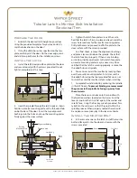 Preview for 1 page of Water Street Brass 41035 Quick Start Manual