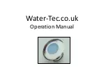 Water Tec WT1 Operation Manual preview