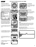 Предварительный просмотр 4 страницы Water Tech Pool Blaster Leaf Demon Operator'S Manual