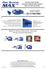 Preview for 2 page of Water Tech Pool Blaster MAX Li Quick Start Manual