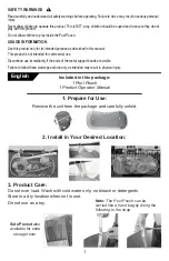 Preview for 2 page of Water Tech Pool Blaster POOL POUCH Operator'S Manual