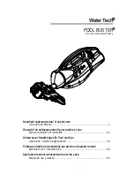Water Tech POOL BUSTER Use And Care Manual preview