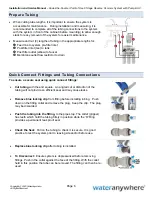 Предварительный просмотр 7 страницы Wateranywhere AAA-RO100PUVW Manual For Installation, Operation And Maintenance