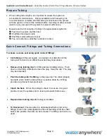 Preview for 7 page of Wateranywhere AAA-RO200W Manual For Installation, Operation And Maintenance