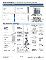 Preview for 14 page of Wateranywhere AAA-RO200W Manual For Installation, Operation And Maintenance