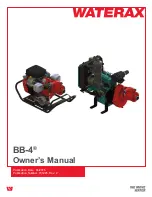 Waterax BB-4 Series Owner'S Manual preview