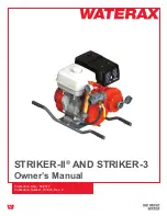 Preview for 1 page of Waterax STRIKER-II Series Owner'S Manual