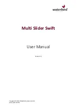 Waterbird MS Swift User Manual предпросмотр