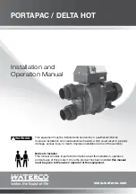 Preview for 1 page of Waterco PORTAPAC Series Installation And Operation Manual