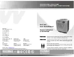 Waterco Ultra User And Care Manual Manual preview