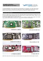 Watercool Heatkiller GPU-X2 Series Assembly Instructions preview