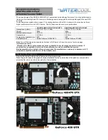 Watercool HEATKILLER GPU-X3 GTX480 Assembly Manual предпросмотр