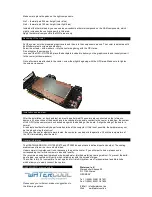 Предварительный просмотр 2 страницы Watercool HEATKILLER GPU-X3 GTX480 Assembly Manual