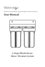 Waterdrop WD-WHF21-PG User Manual preview