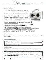 Waterfall Audio Elora User Manual предпросмотр