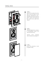 Preview for 4 page of Waterfall Audio HURRICANE IN WALL GLASS User Manual