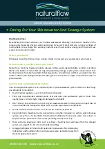 Preview for 16 page of Waterflow NZ Naturalflow Series Installation Instructions Manual