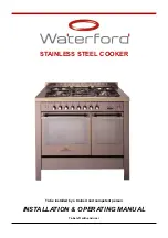 Waterford 60cm Dual Fuel Installation & Operating Manual preview