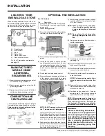 Предварительный просмотр 8 страницы Waterford EMERALD E65-LP1 Owners & Installation Manual