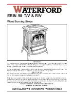 Waterford Erin 90 R/V Installation & Operating Instructions Manual preview