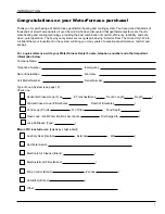 Preview for 2 page of WaterFurnace Geothermal heating and cooling system Owner'S Manual