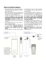 Предварительный просмотр 5 страницы WaterGroup 185HE SIMTAN Owner'S Manual