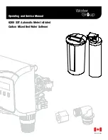 WaterGroup 6200 SXT Operating And Service Manual предпросмотр