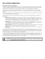 Preview for 3 page of WaterGroup 6200 SXT Operating And Service Manual