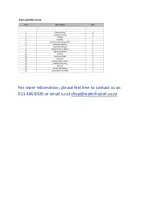 Preview for 6 page of Waterhouse XC-SP08301 User Manual Manual