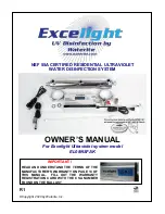 Waterite Excelight EL08NSFAK Owner'S Manual preview