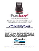 Waterite FUSION2 F Series Owner'S Manual preview