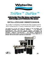 Предварительный просмотр 1 страницы Waterite TriPlex DuPlex FS-BB Series Installation And Owner'S Manual