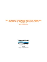 Preview for 16 page of Waterite VECTAPURE NX RO4053HNX Installation And Owner'S Manual