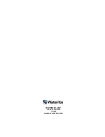 Preview for 20 page of Waterite Vectapure RSXII LITE Owner'S Manual