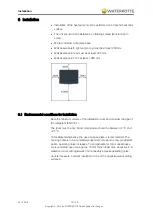 Preview for 16 page of WATERKOTTE EcoTouch DS 5050T Planning And Installation