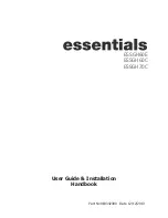 Waterline essentials ESSGH60C Users Manual & Installation Handbook preview