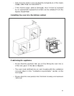 Предварительный просмотр 22 страницы Waterline HOF605SS User Manual