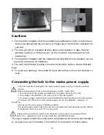 Preview for 29 page of Waterline UBFZ60 Instruction Manual / Installation Manual