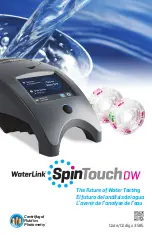 Preview for 1 page of WaterLink SpintouchDW 3585 Manual