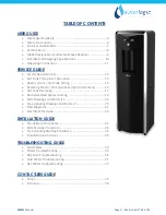 Preview for 3 page of WaterLogic PUREZZA WL2FL FIREWALL Manual