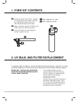 Preview for 2 page of WaterLogic Water Filtration Systems Service Manual