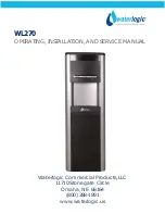 WaterLogic WL270 Operating, Installation And Service Manual preview