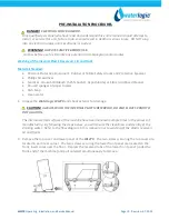 Preview for 10 page of WaterLogic WL270 Operating, Installation And Service Manual