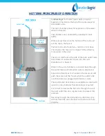 Preview for 13 page of WaterLogic WL2FL Free Standing Manual