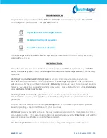 Preview for 2 page of WaterLogic WL400 Base Cabinet Manual