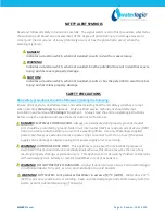 Preview for 4 page of WaterLogic WL400 Base Cabinet Manual