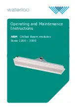 WATERLOO ABM 300 Series Operating And Maintenance Instructions Manual preview